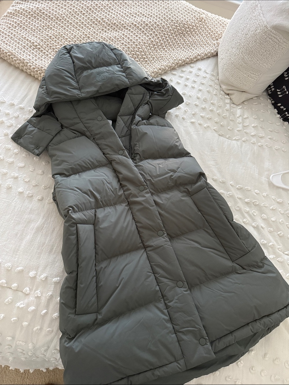 Long Lululemon Wunder Puff Vest
